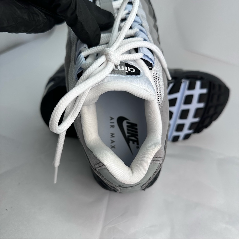 Nike Air Max 95 Big Bubble in Black, Blue Tint, White, & Medium Grey sneaker - Picture 8 of 8
